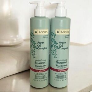 LACOUPE Argan Oil Complex Revitalizing Shampoo | 12.17 oz | Set of 2